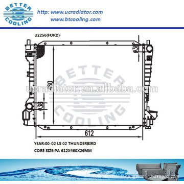 Radiateur Ford Thunderbird 00-02 LS/02-THUNDERBIRD OEM:XW4H8005BA/XR8002935/XW4HCA3/XW4Z8005BA